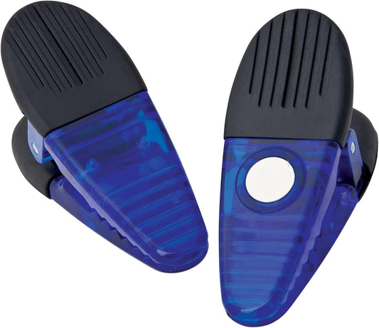 Magnetic Clip-Blue Trans-2 Pk