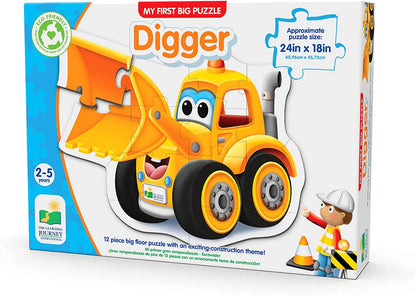 My First Big Vehicle Floor Puzzle - Digger