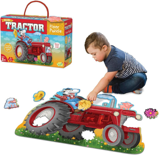 Shiny Tractor Floor Puzzle – Giant Tractor