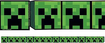 Eureka Minecraft Creepers Decorative Classroom and Bulletin Board Trim