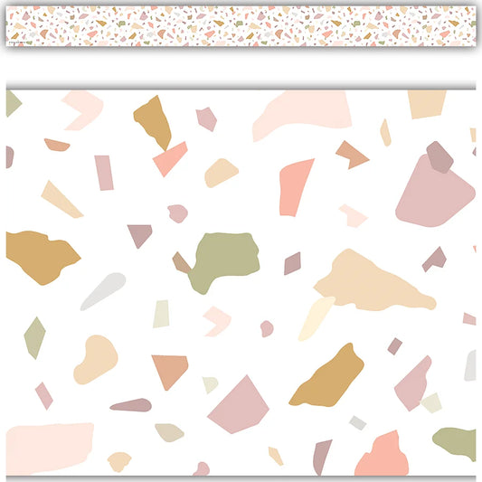 Terrazzo Tones Straight Border