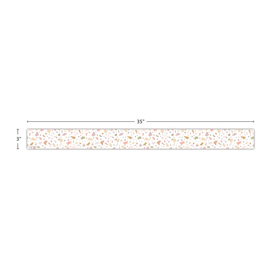 Terrazzo Tones Straight Border
