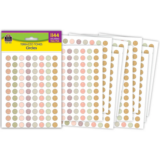 Terrazzo Tones Circles Mini Stickers