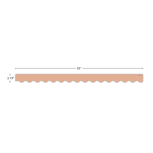 Sedona Sand Scalloped Border