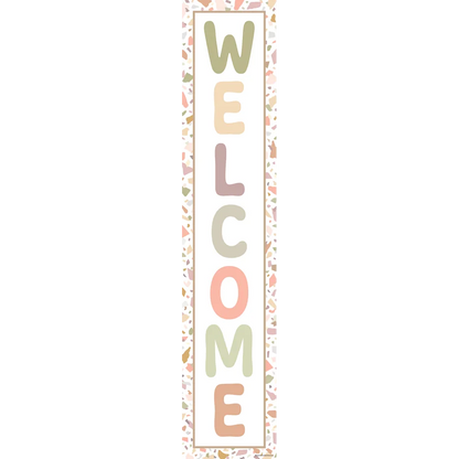 Terrazzo Tones Welcome Banner
