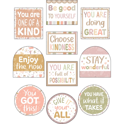 Terrazzo Tones Positive Sayings Accents