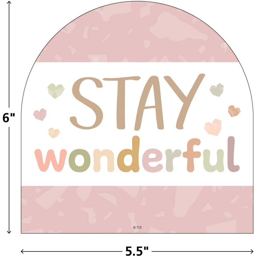 Terrazzo Tones Positive Sayings Accents