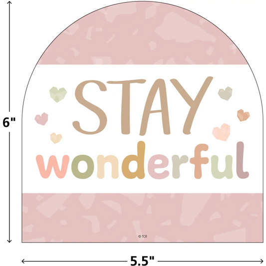 Terrazzo Tones Positive Sayings Accents