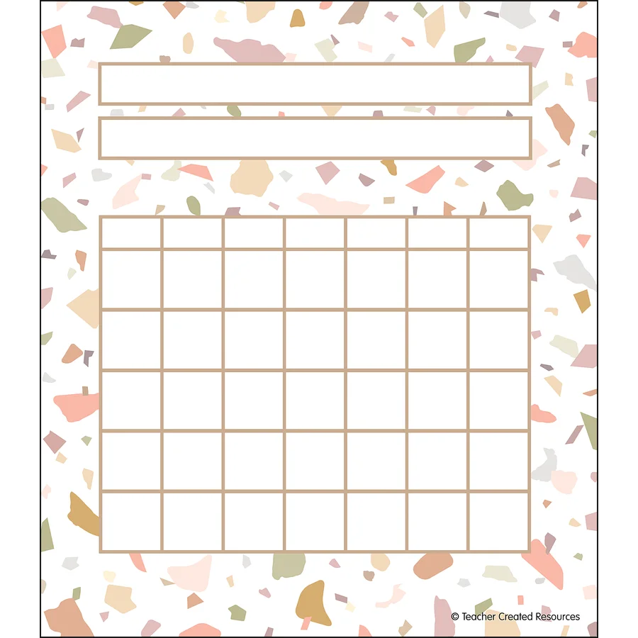 Terrazzo Tones Incentive Charts