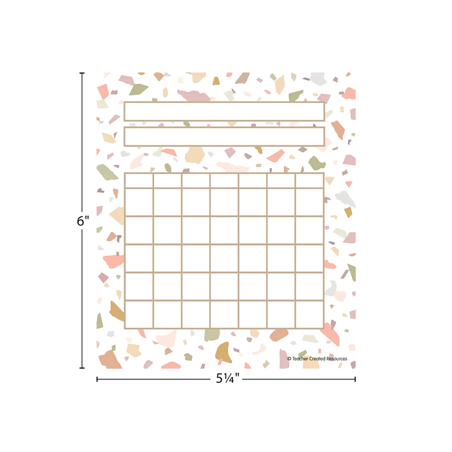 Terrazzo Tones Incentive Charts