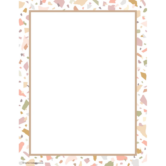 Terrazzo Tones Computer Paper