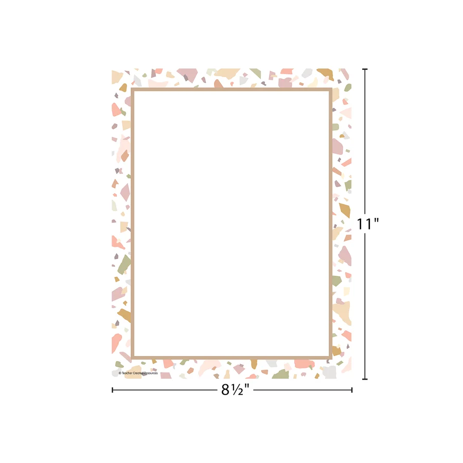 Terrazzo Tones Computer Paper