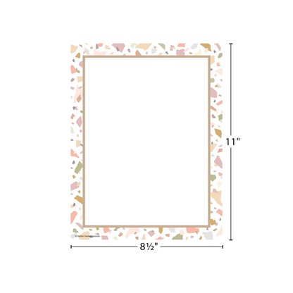 Terrazzo Tones Computer Paper