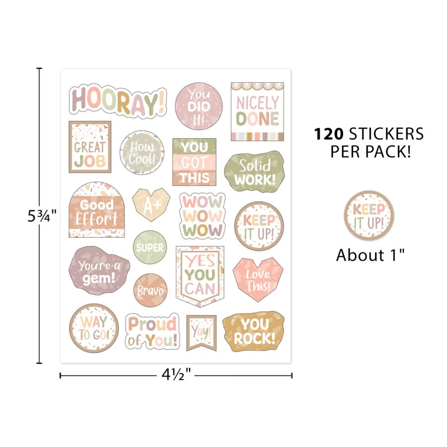 Terrazzo Tones Stickers