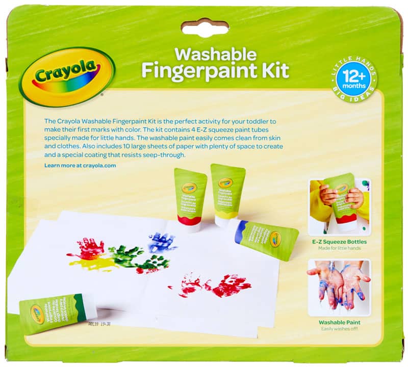 My First Crayola Fingerpaint Kit