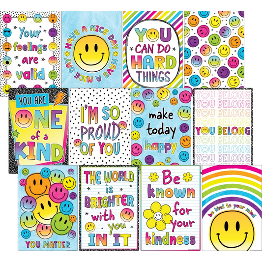 Brights 4Ever Positive Sayings Small Poster Pack