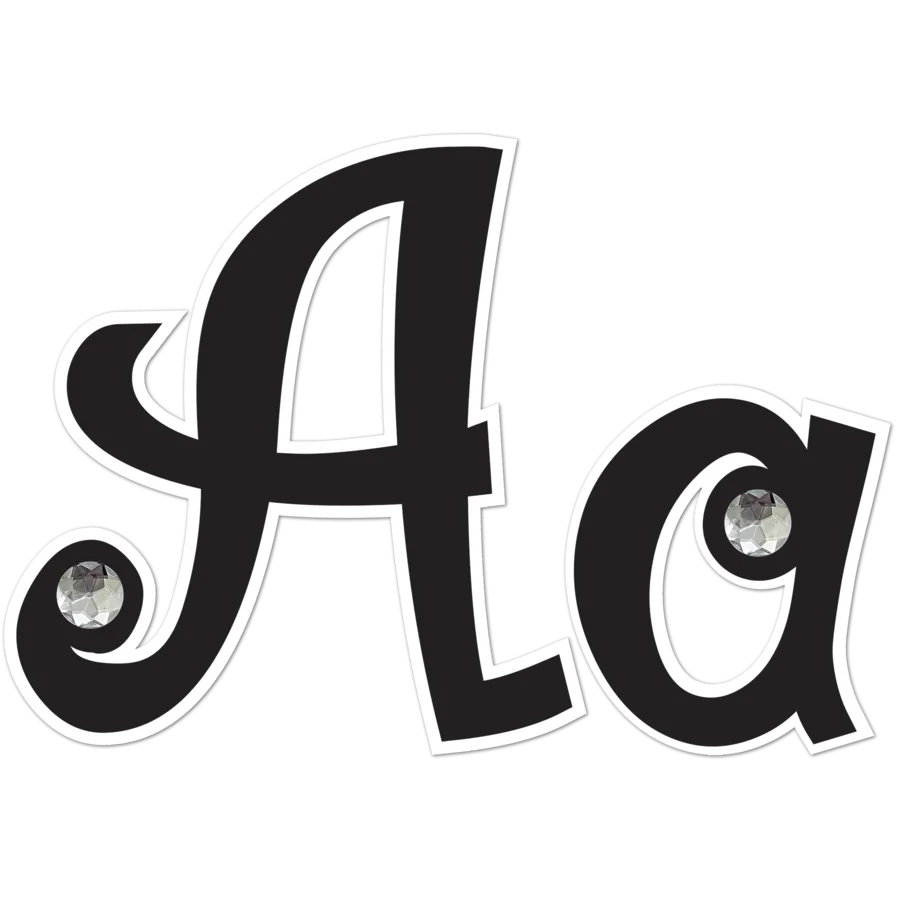 Bling Letters with Jewels
