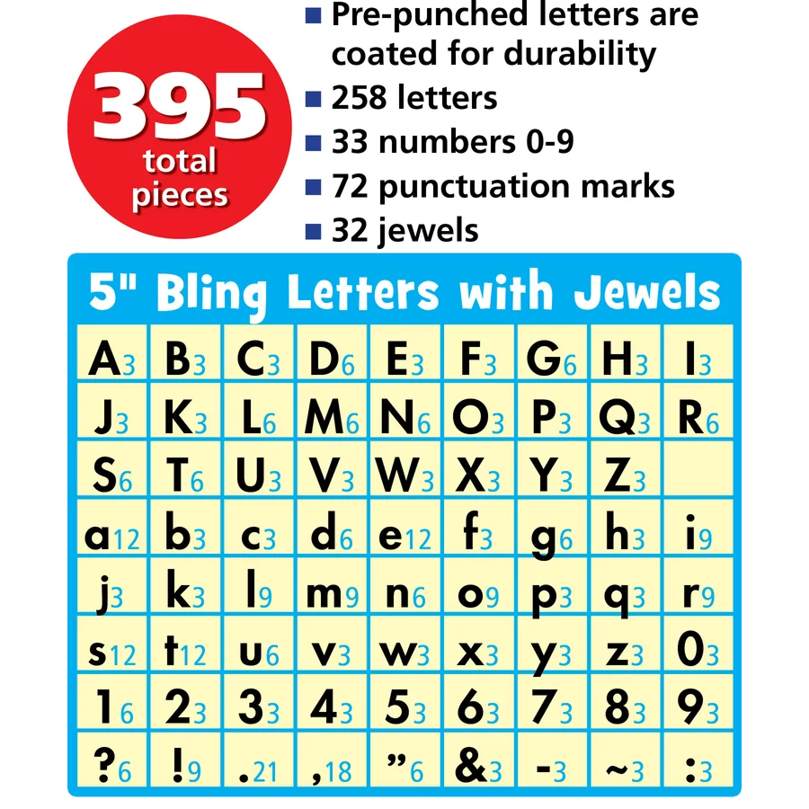 Bling Letters with Jewels