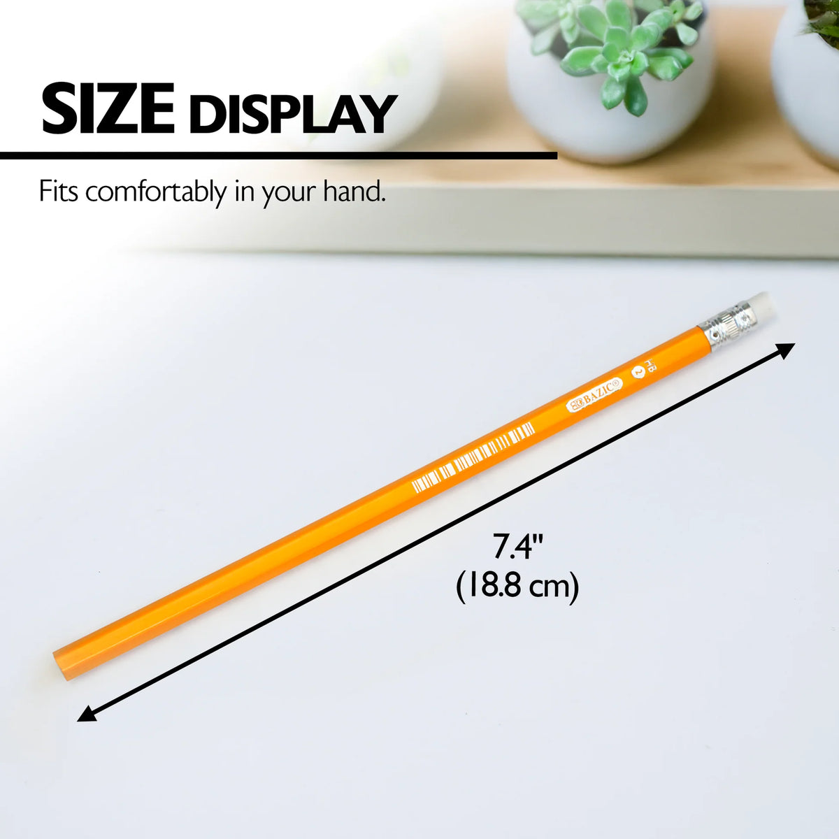 #2 Yellow Pencils with Eraser
