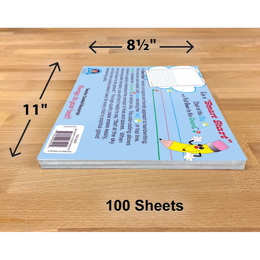 Smart Start 1-2 Story Paper: 100 Sheets