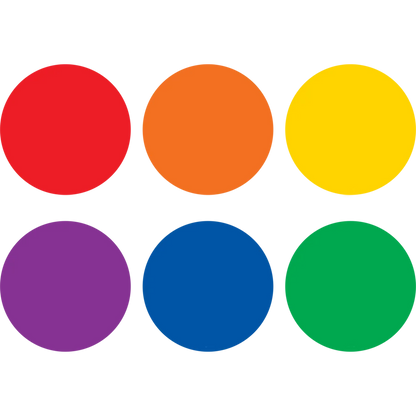 Spot On Carpet Markers Colorful Circles - 4"