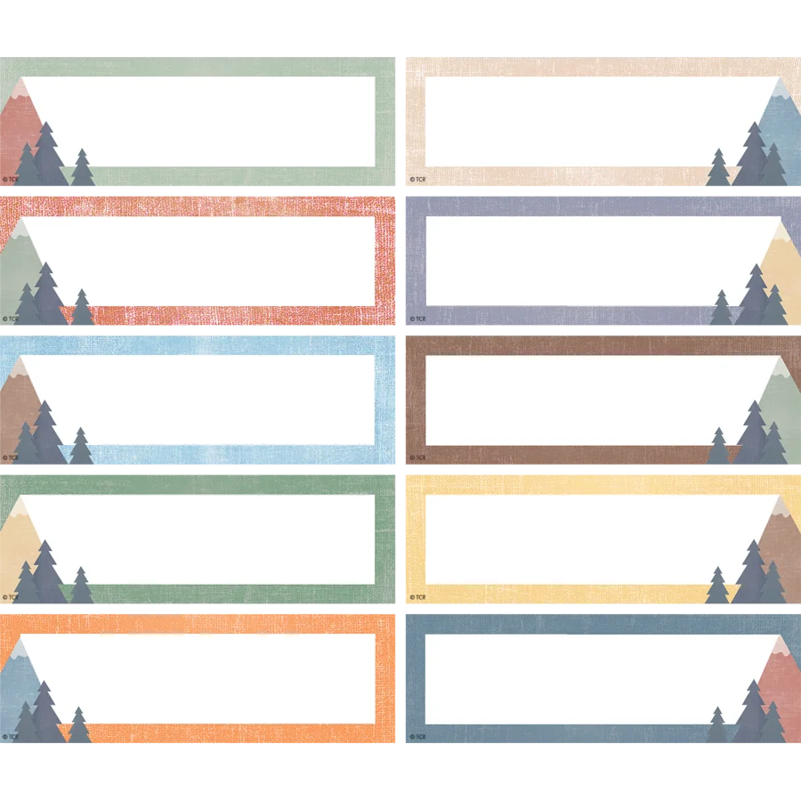 Moving Mountains Labels Magnetic Accents