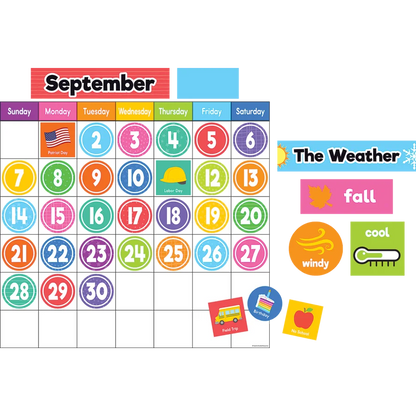 Colorful Magnetic Calendar Set