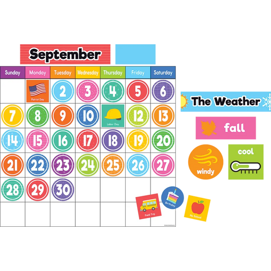 Colorful Magnetic Calendar Set
