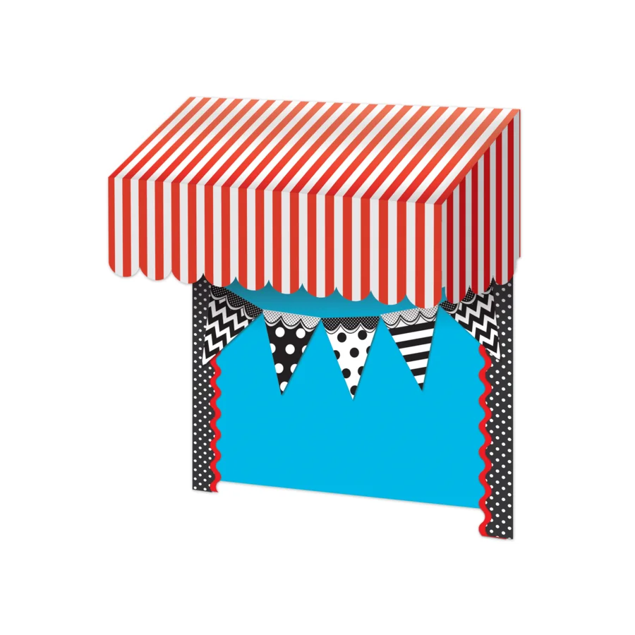Red & White Stripes Awning