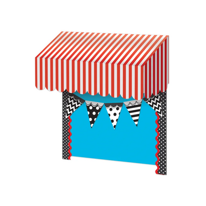 Red & White Stripes Awning