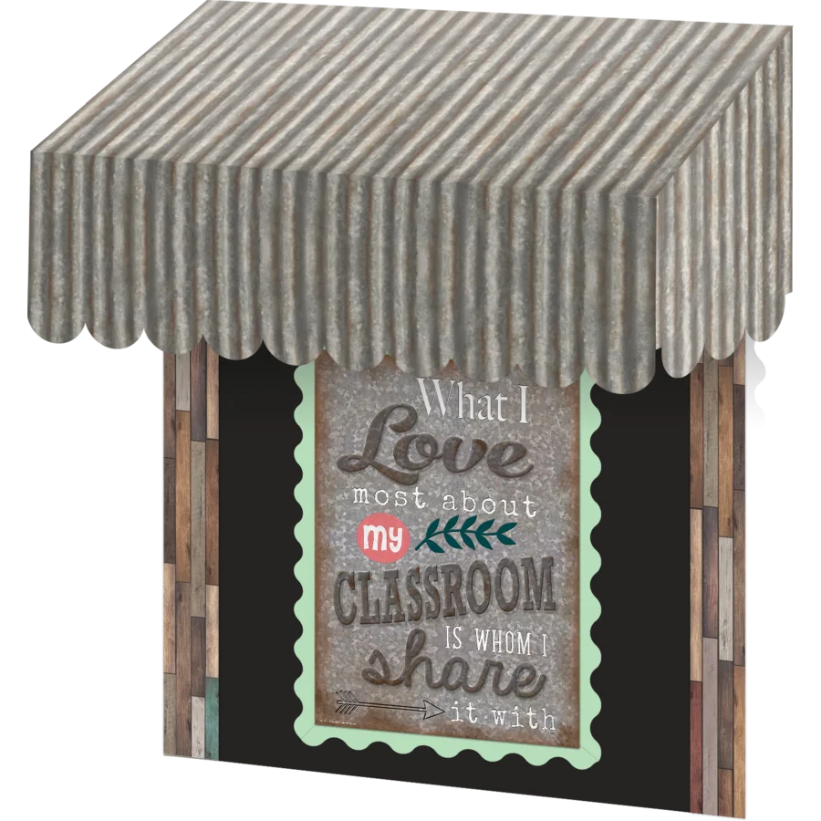 Corrugated Metal Awning