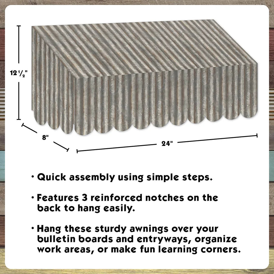 Corrugated Metal Awning
