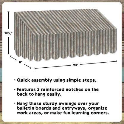 Corrugated Metal Awning