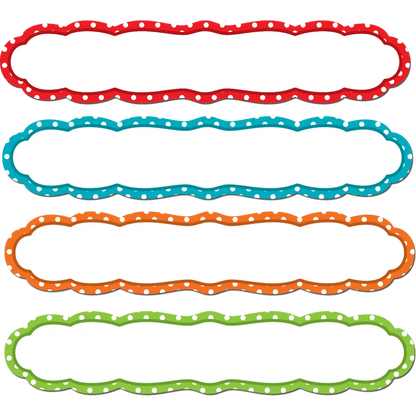 Large Polka Dots Labels Magnetic Accents