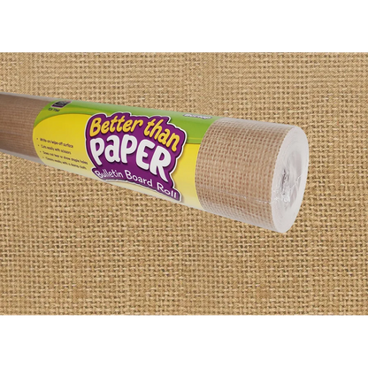 Burlap Better Than Paper Bulletin Board Roll