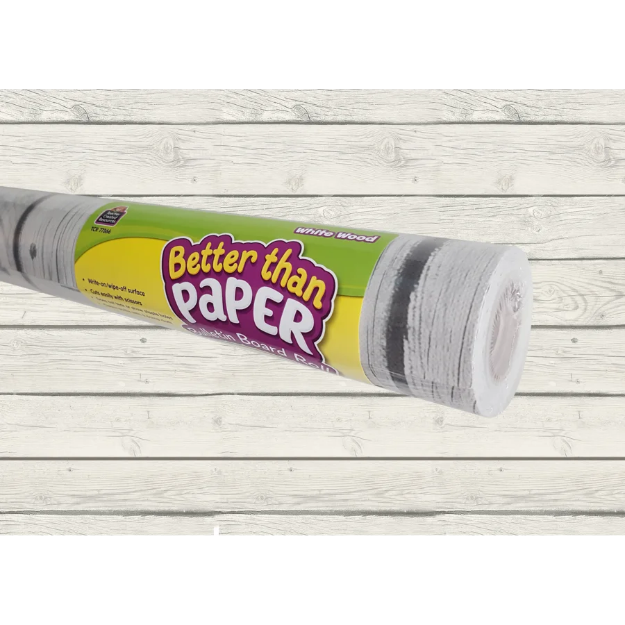 White Wood Better Than Paper Bulletin Board Roll