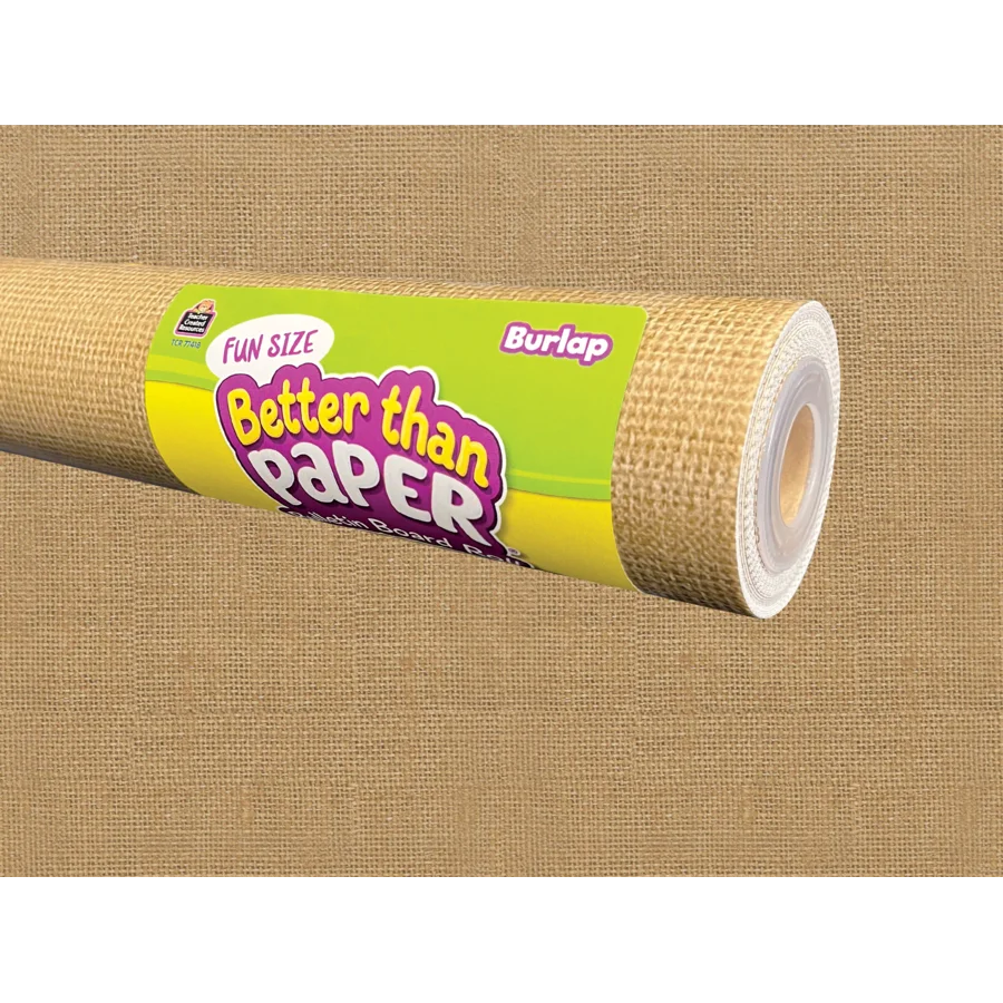 Fun Size Burlap Better Than Paper Bulletin Board Roll