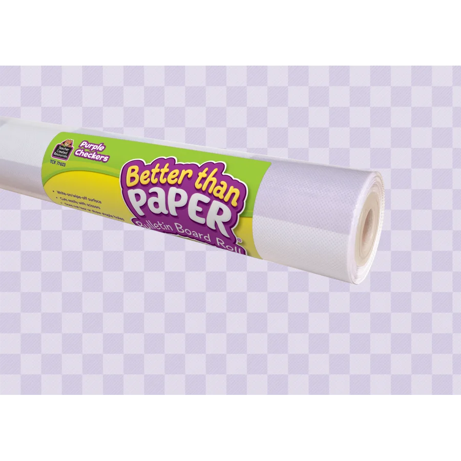 Purple Checkers Better Than Paper