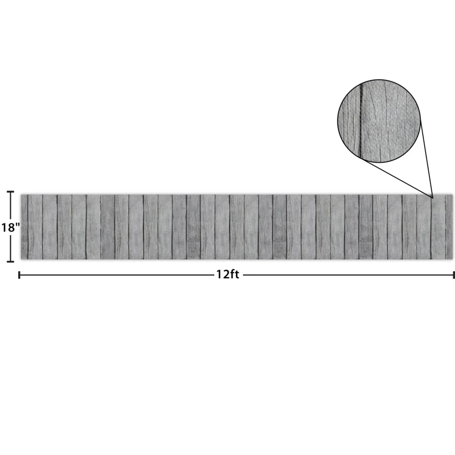 Fun Size Vertical Gray Wood Better Than Paper Bulletin Board Roll