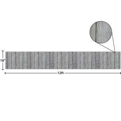 Fun Size Vertical Gray Wood Better Than Paper Bulletin Board Roll