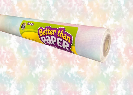 Tie-Dye Better Than Paper Bulletin Board Roll