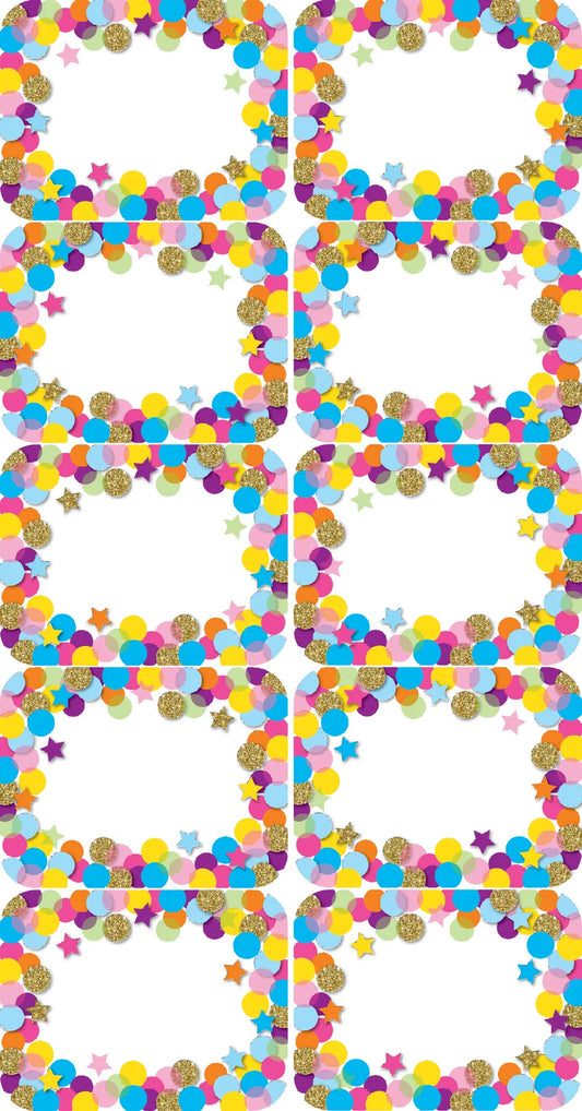 Confetti ,Non-Magnetic Mini Whiteboard Erasers