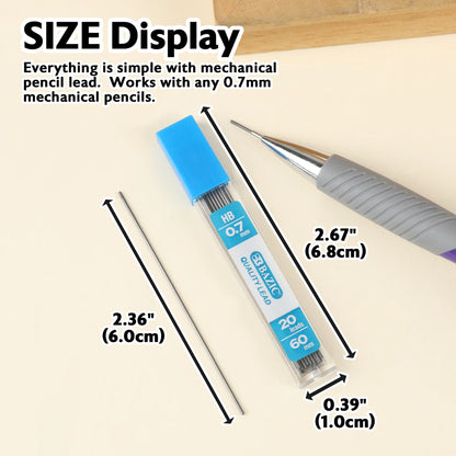 0.7mm HB Pencil Lead Refills