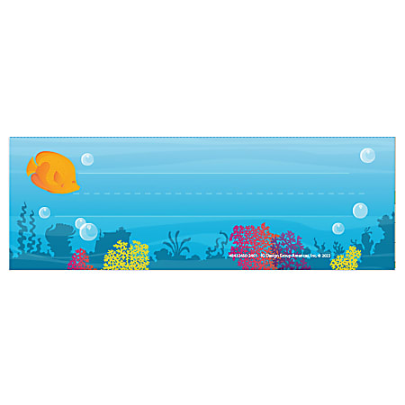 Seas The Day Tented Name Plates