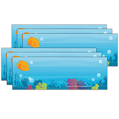 Seas The Day Tented Name Plates