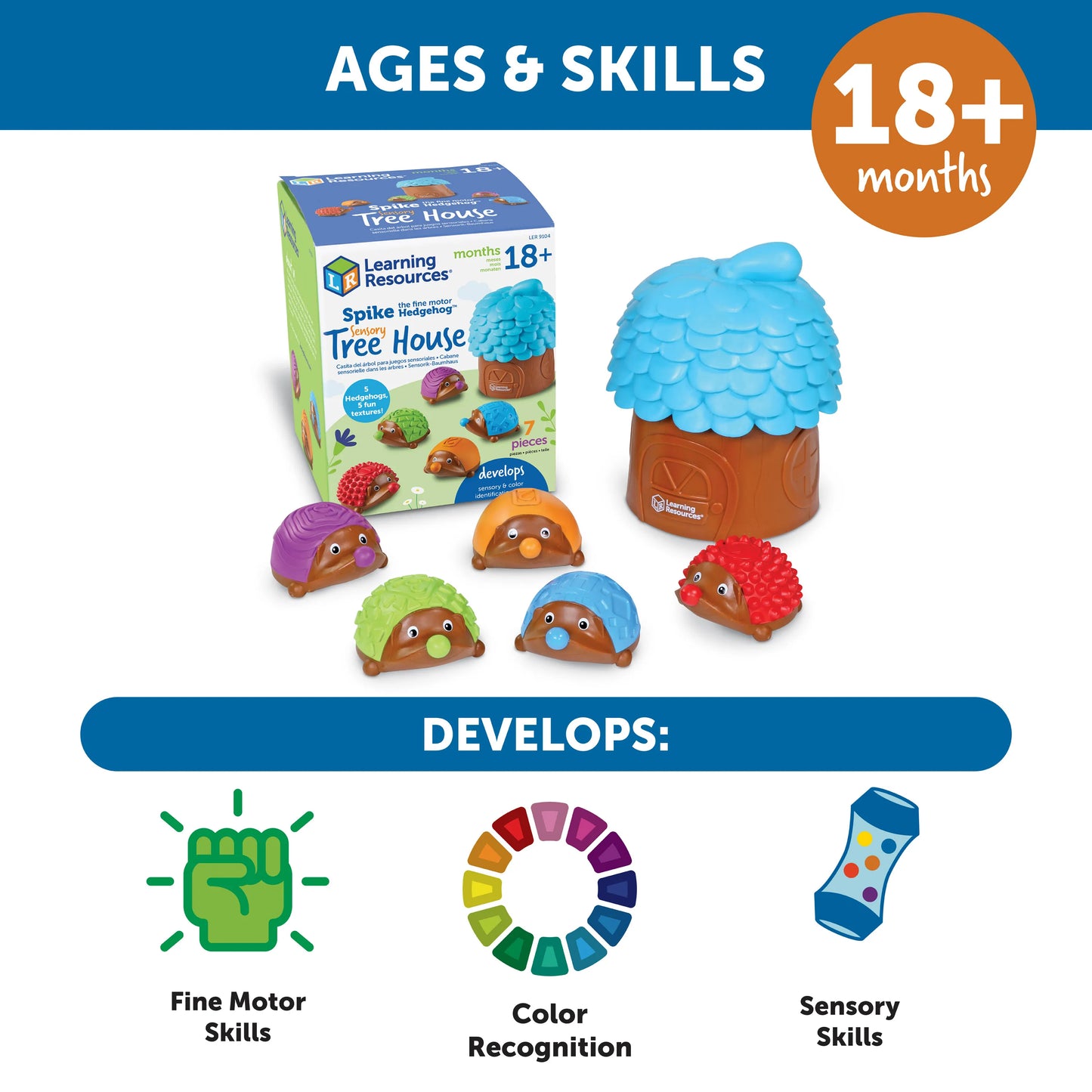 Spike the Fine Motor Hedgehog® Sensory Tree House