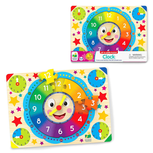 Lift & Learn Clock Puzzle