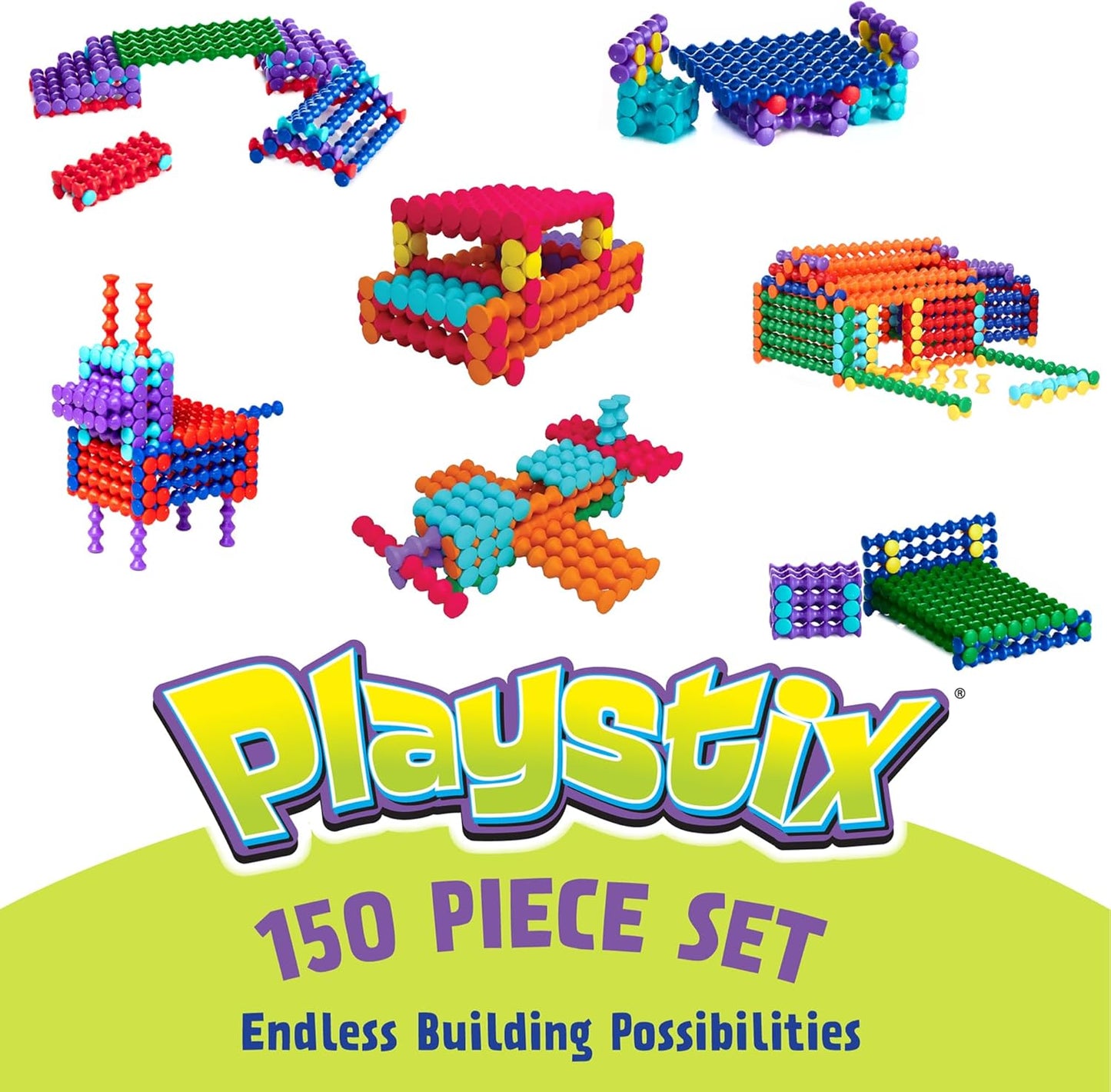 Playstix Construction Toy Set - 150 Piece Kit