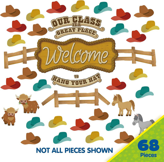 Eureka Wild Wild Classroom Welcome Bulletin Board Set, 69 Pieces