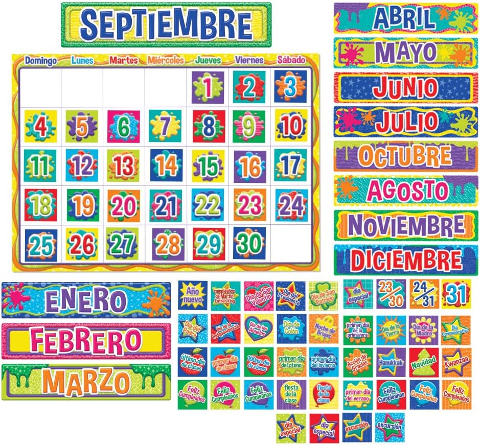 Color My World Spanish Calendar BBA